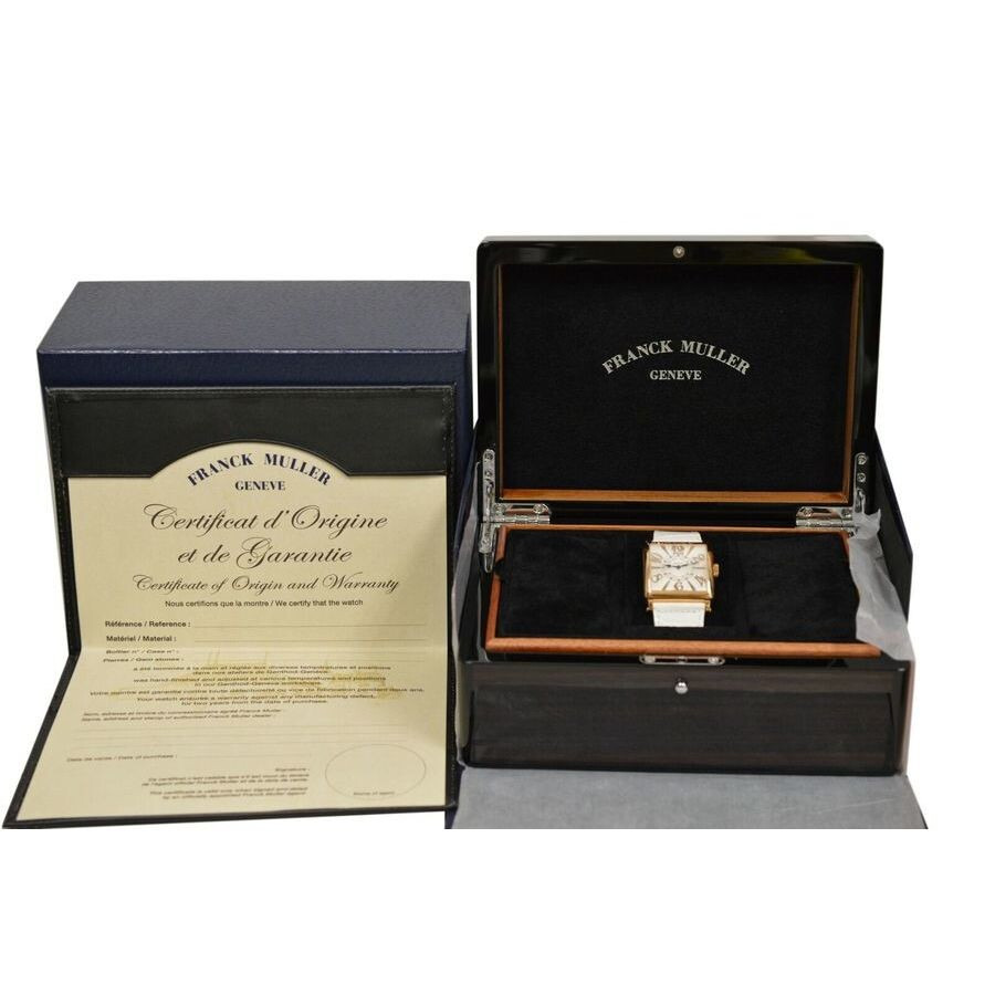 Pre-owned Franck Muller Master Square Quartz White Dial Men's Watch 6002 H QZ REL 6/6 - 5