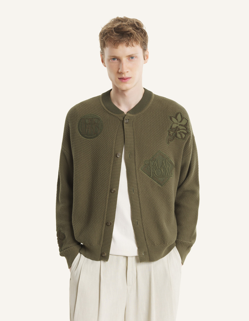 ART NOUVEAU STAMPS KNITTED BLOUSON 8