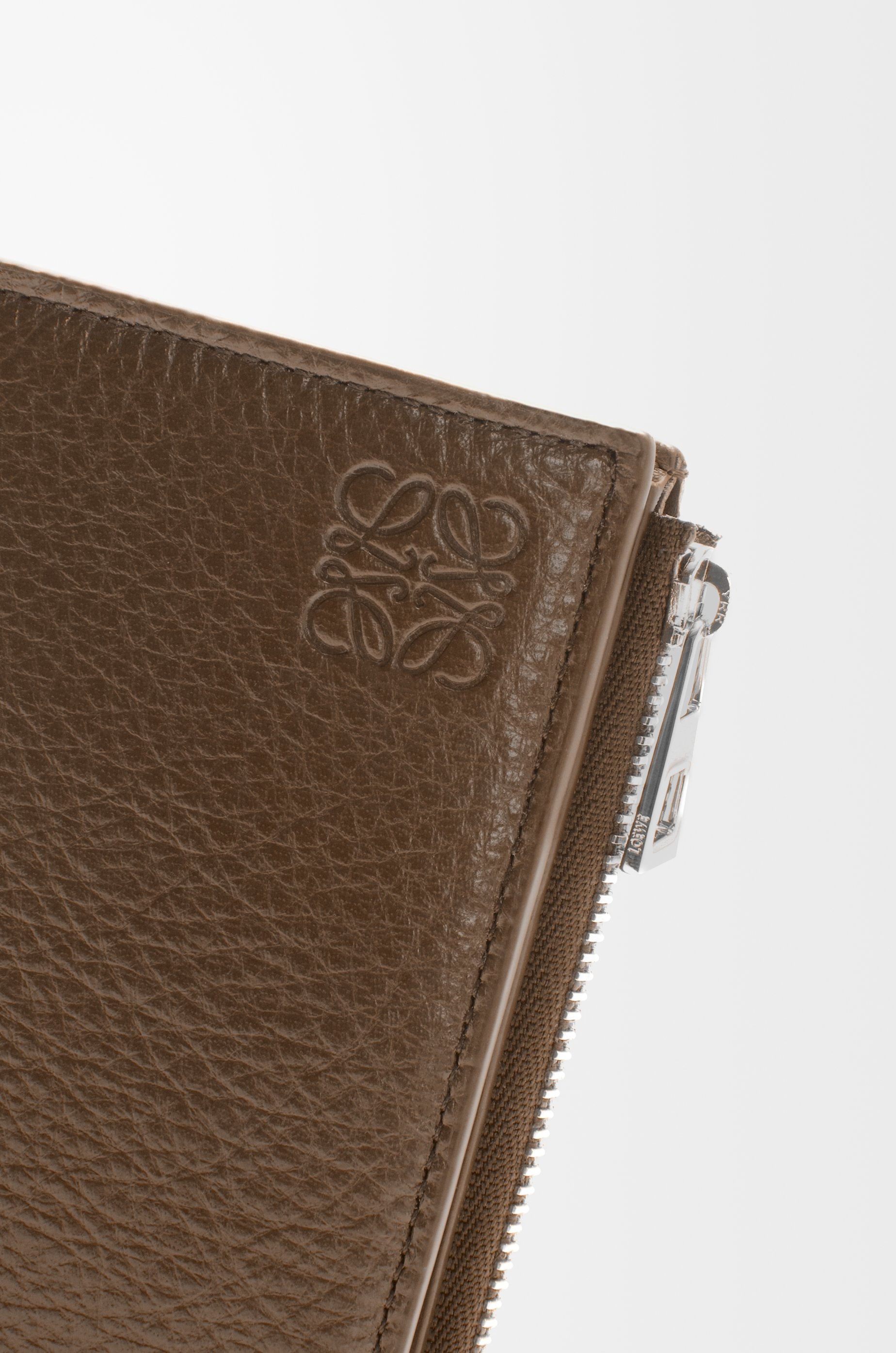 Slim compact wallet in deerskin - 5