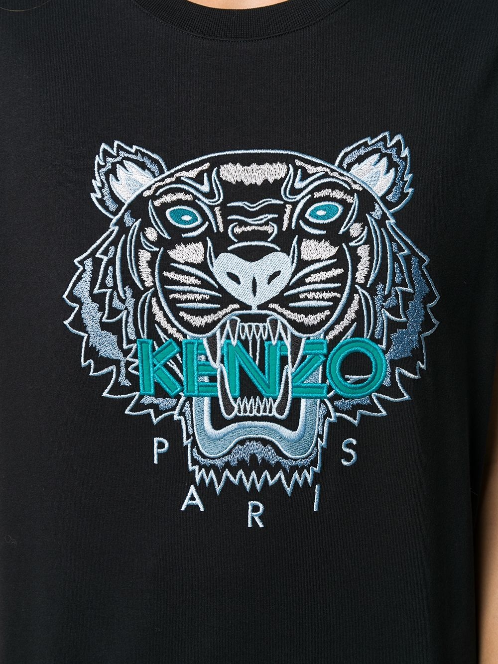 tiger-motif short-sleeve T-shirt - 5