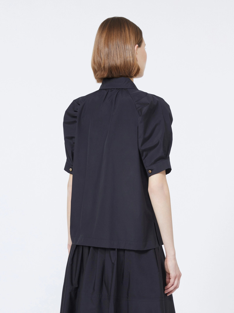 AMORE Cotton poplin shirt - BLACK 4