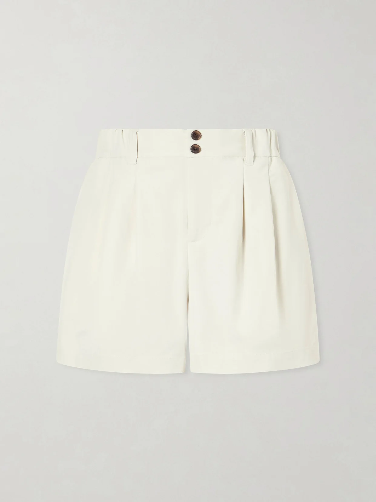 Tansy Pleated Woven Shorts - 1