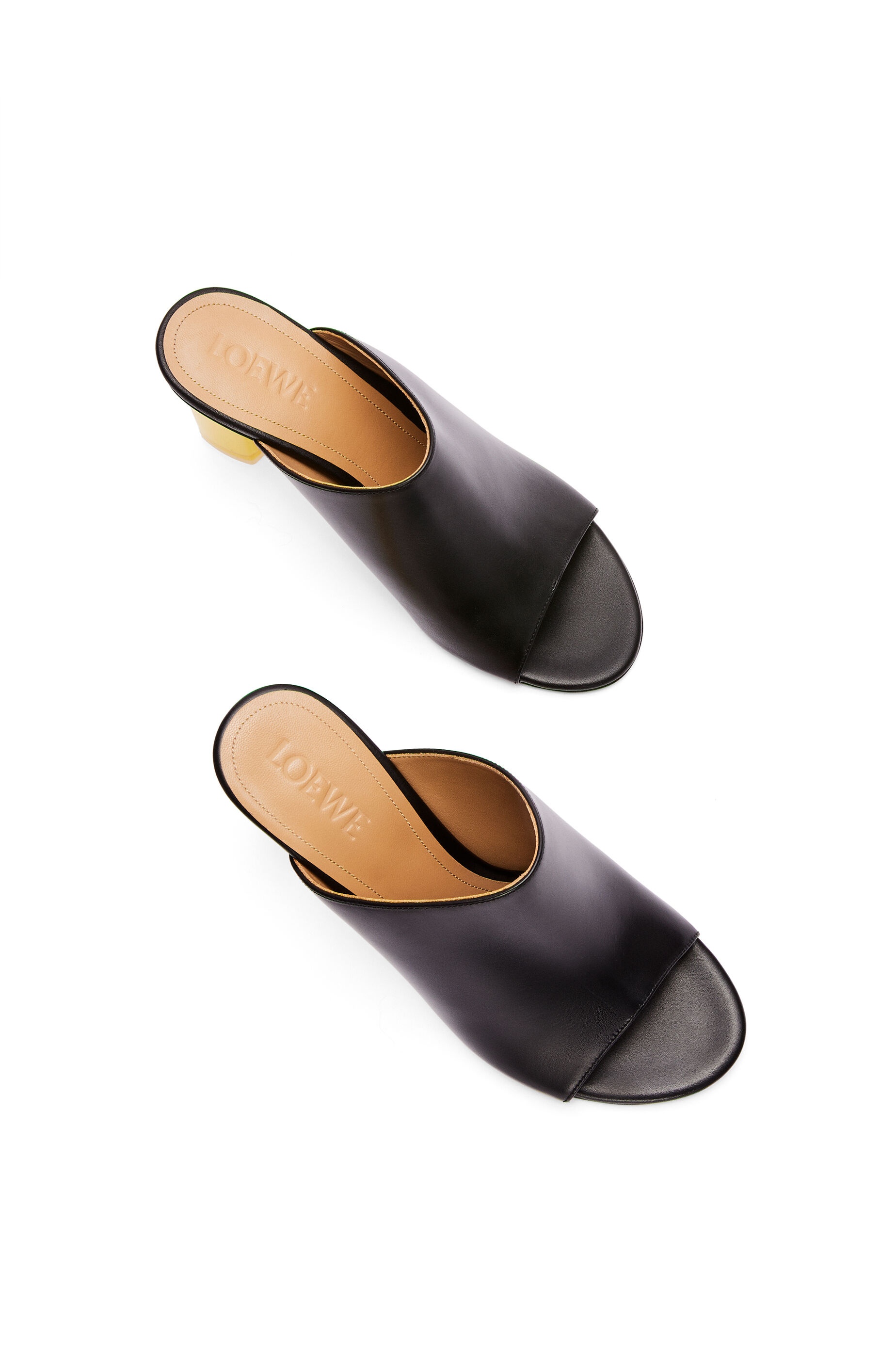 Nail polish mule in calfskin - 3