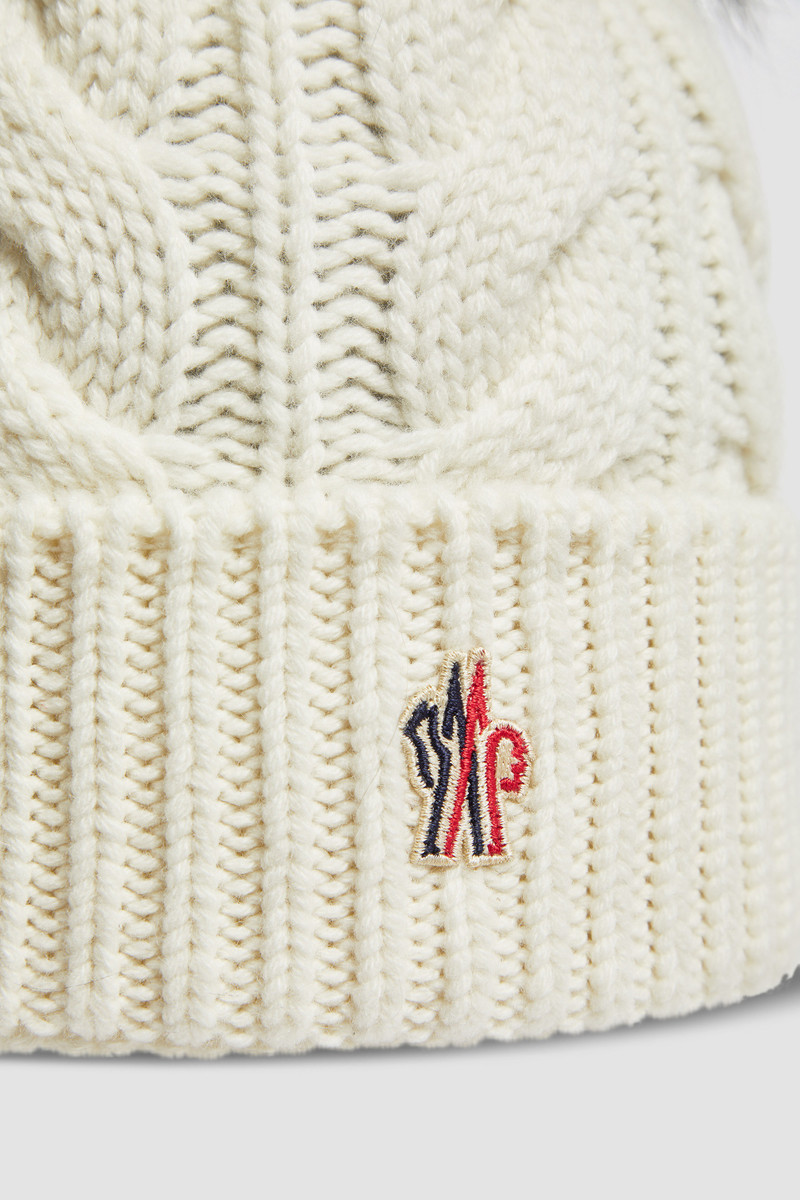 Wool & Cashmere Beanie With Pom Pom 3