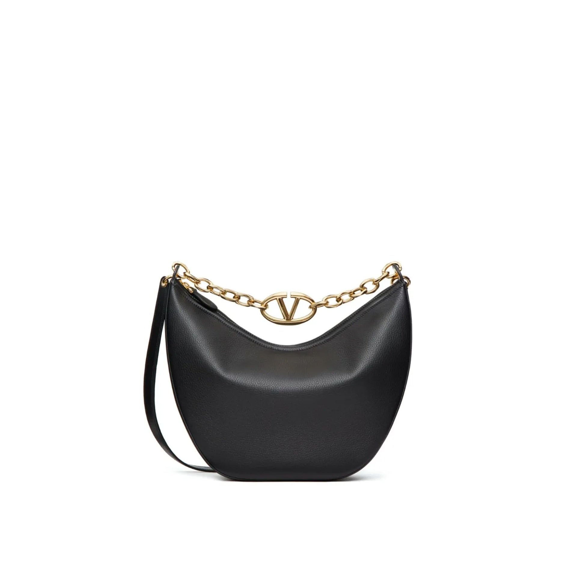 Small Vlogo Moon Hobo Shoulder Bag - 2