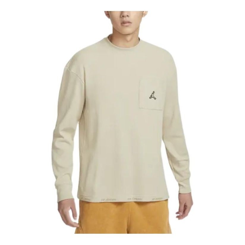 Air Jordan Essential Winter Long Sleeve T-Shirt 'Beige' DV1586-206 - 1