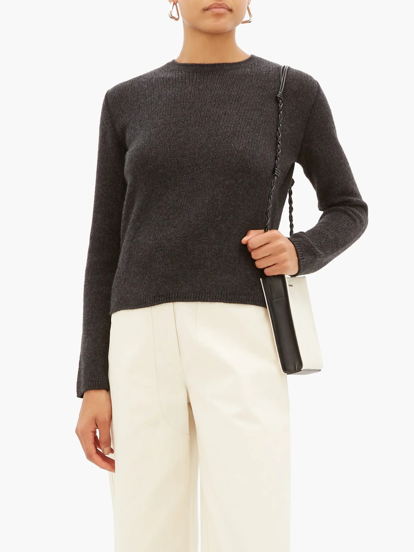 Imani round-neck cashmere sweater - 6