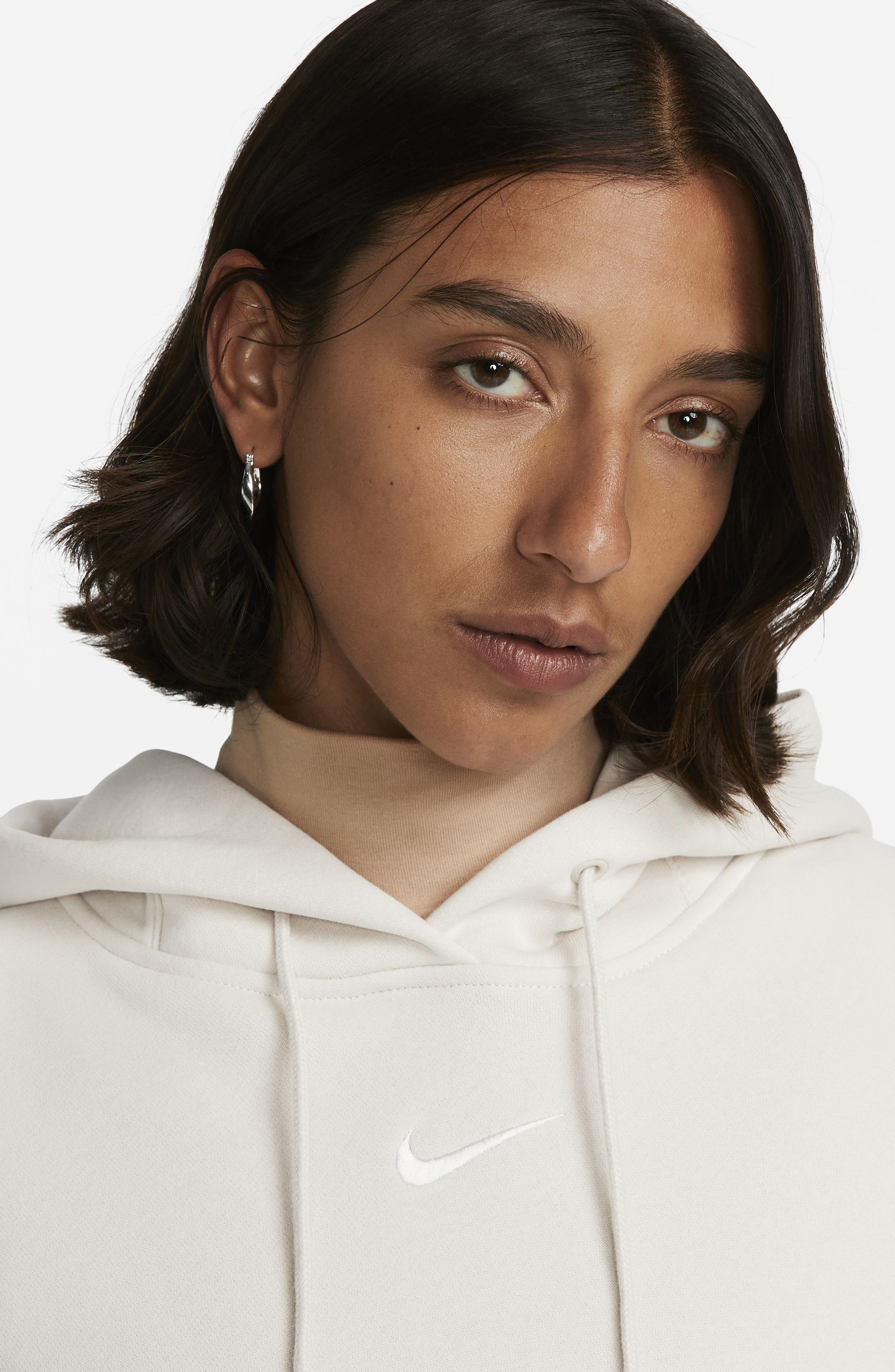 Nike Sportswear Phoenix Fleece Pullover Hoodie in 104 Light Orewood Brown/sail at Nordstrom - 7