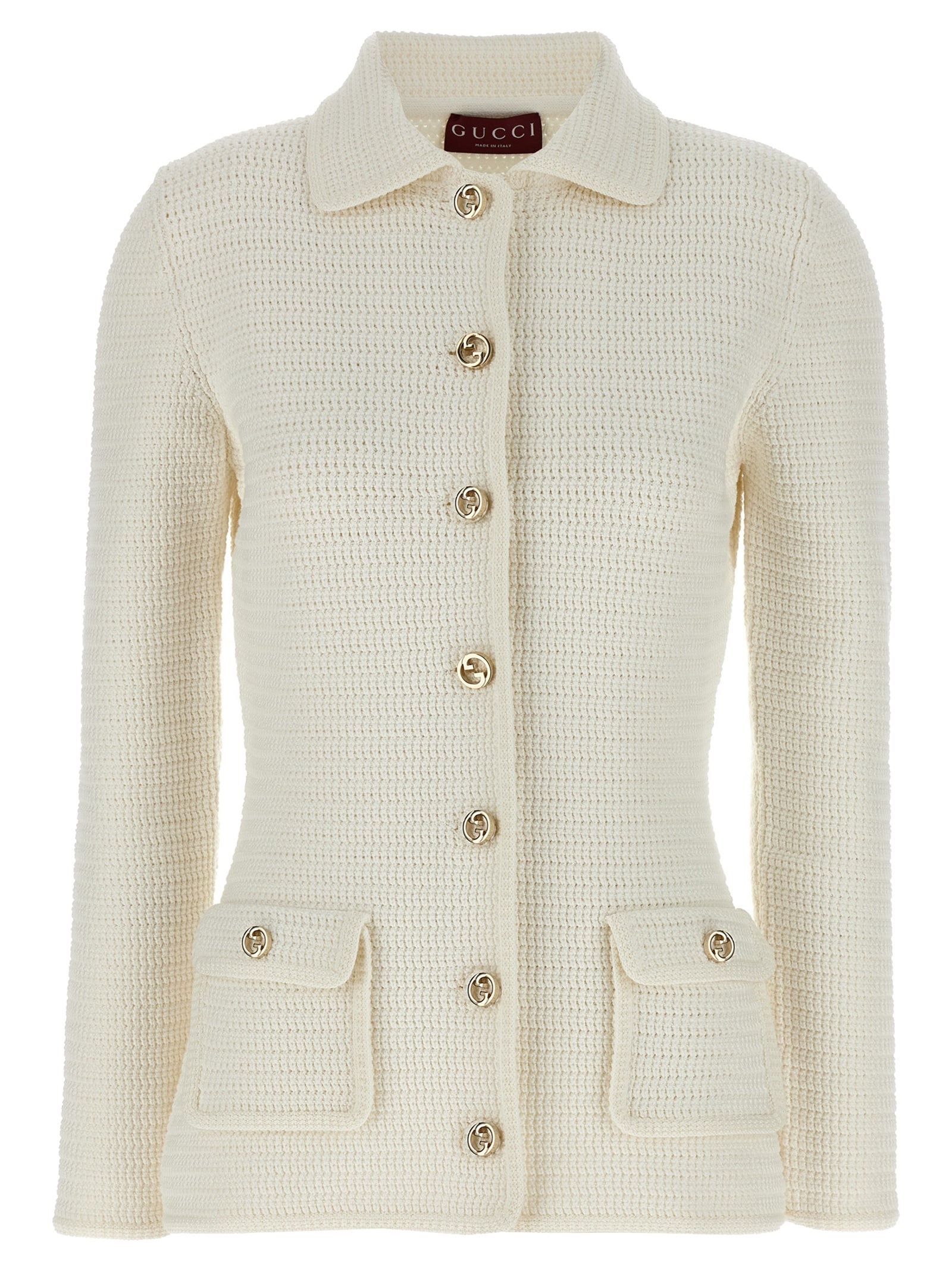 Gucci Women Cotton Cardigan - 1