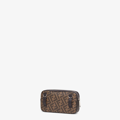 FENDI Brown fabric bag outlook