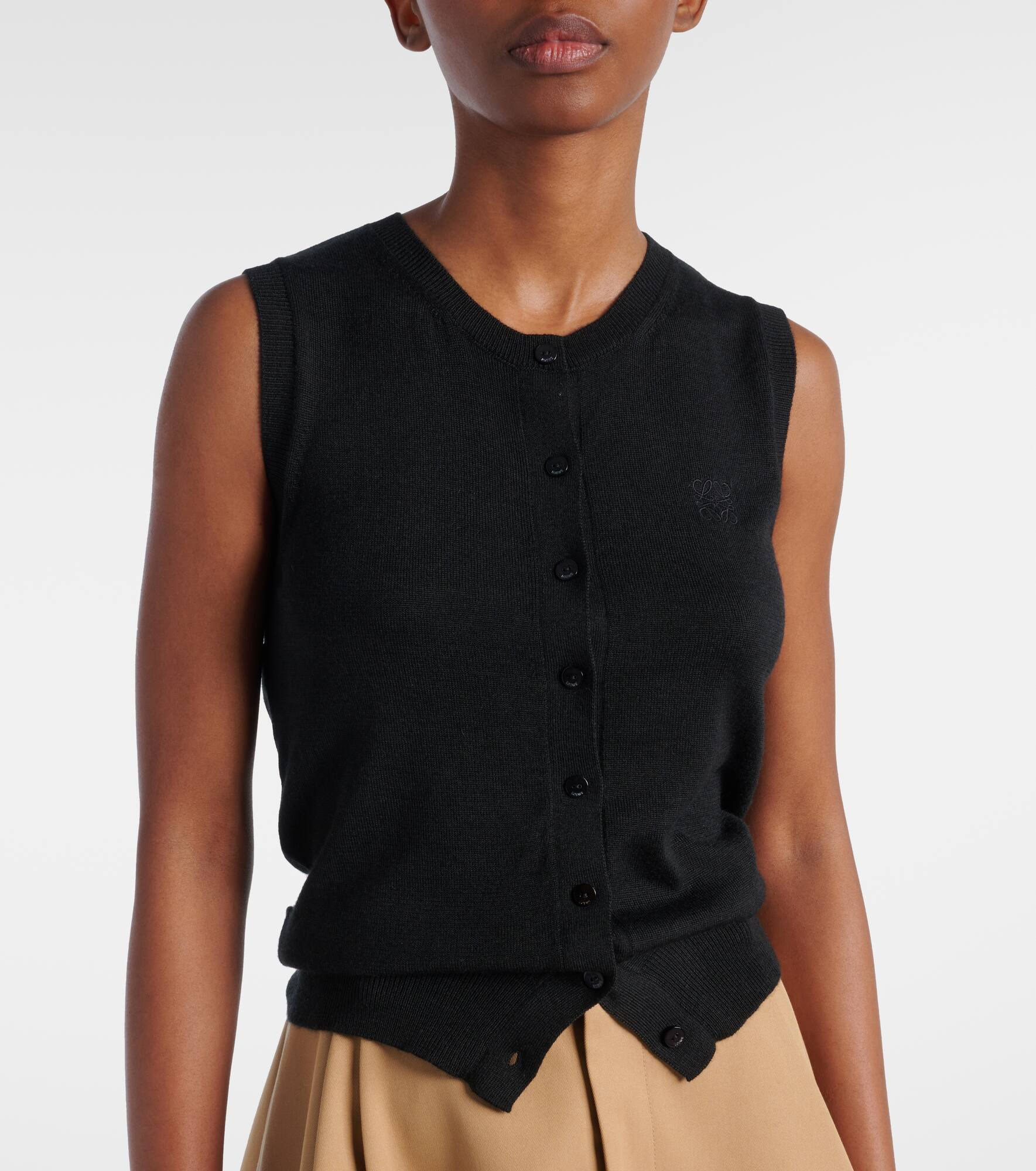 Anagram cashmere and silk top - 5