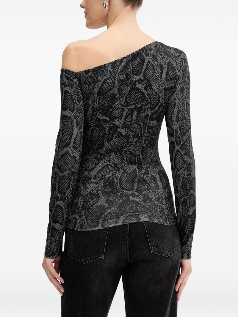 Anita one-shoulder patterned top 3