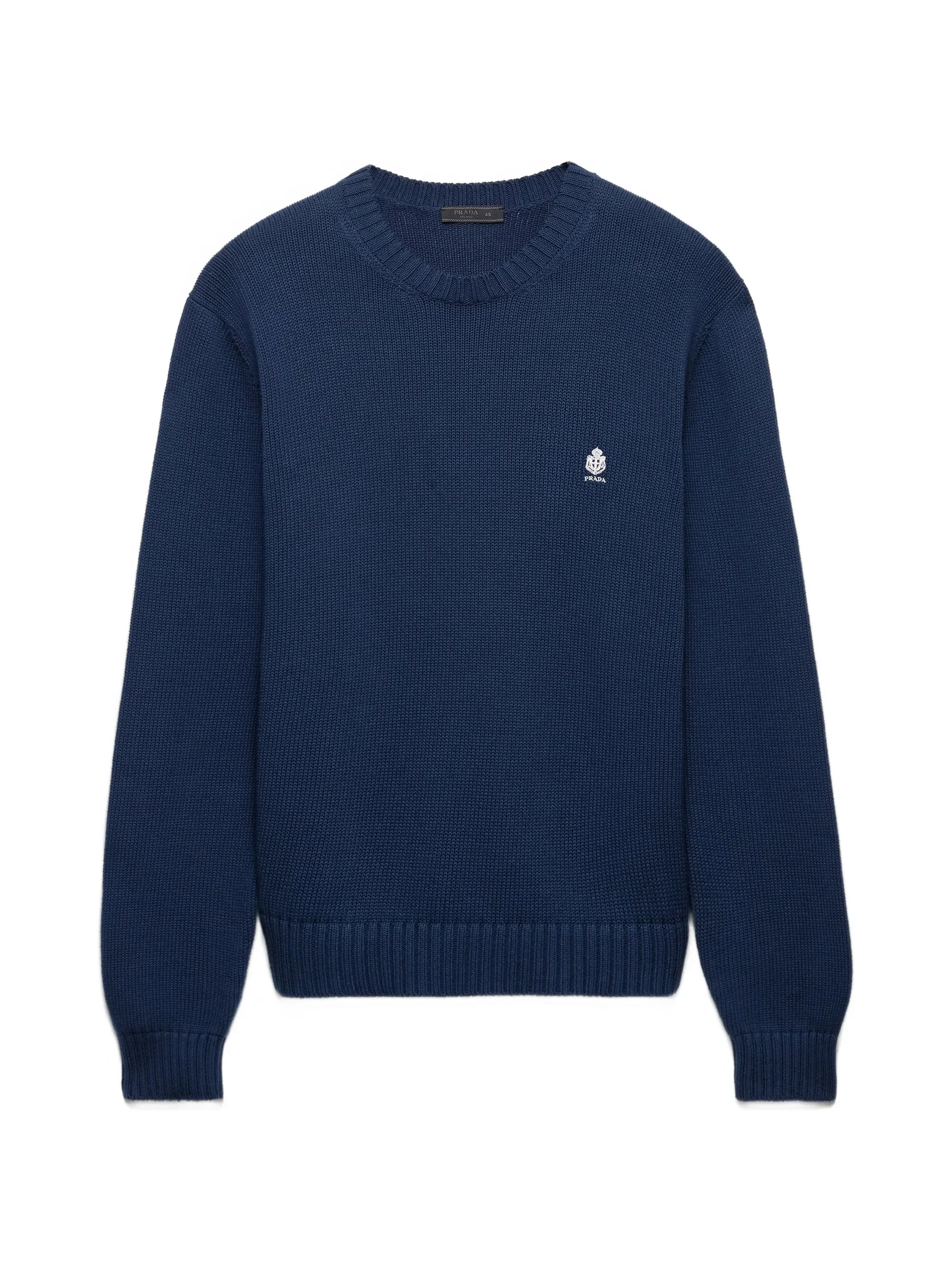Prada Cotton Crew-neck Sweater - 1