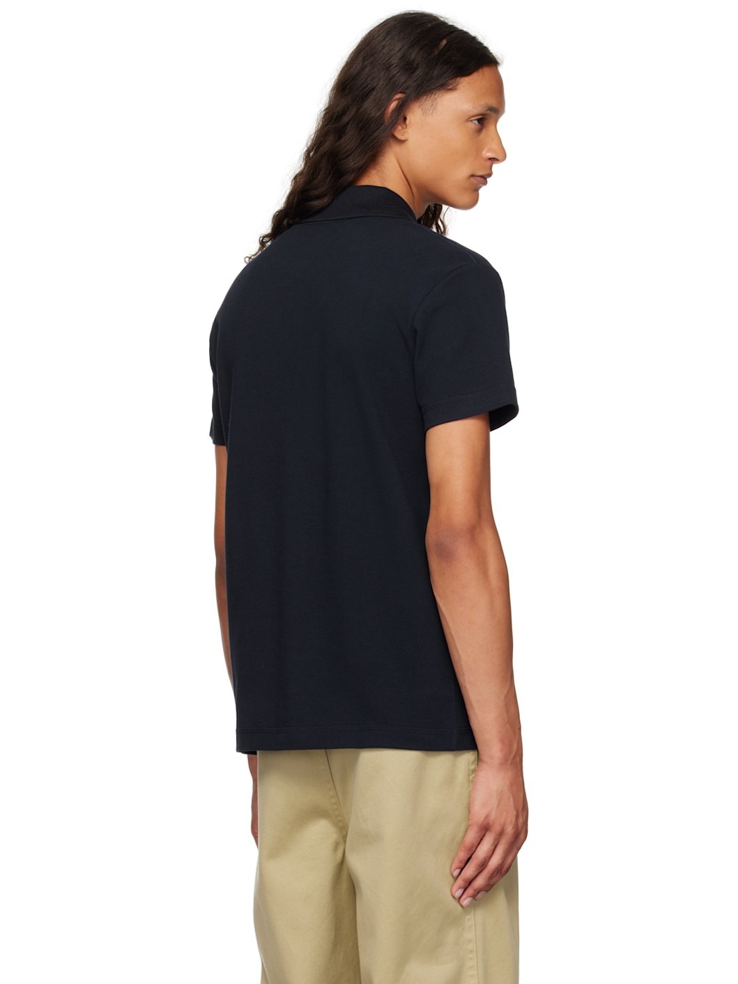 Blue Organic Cotton Polo - 3