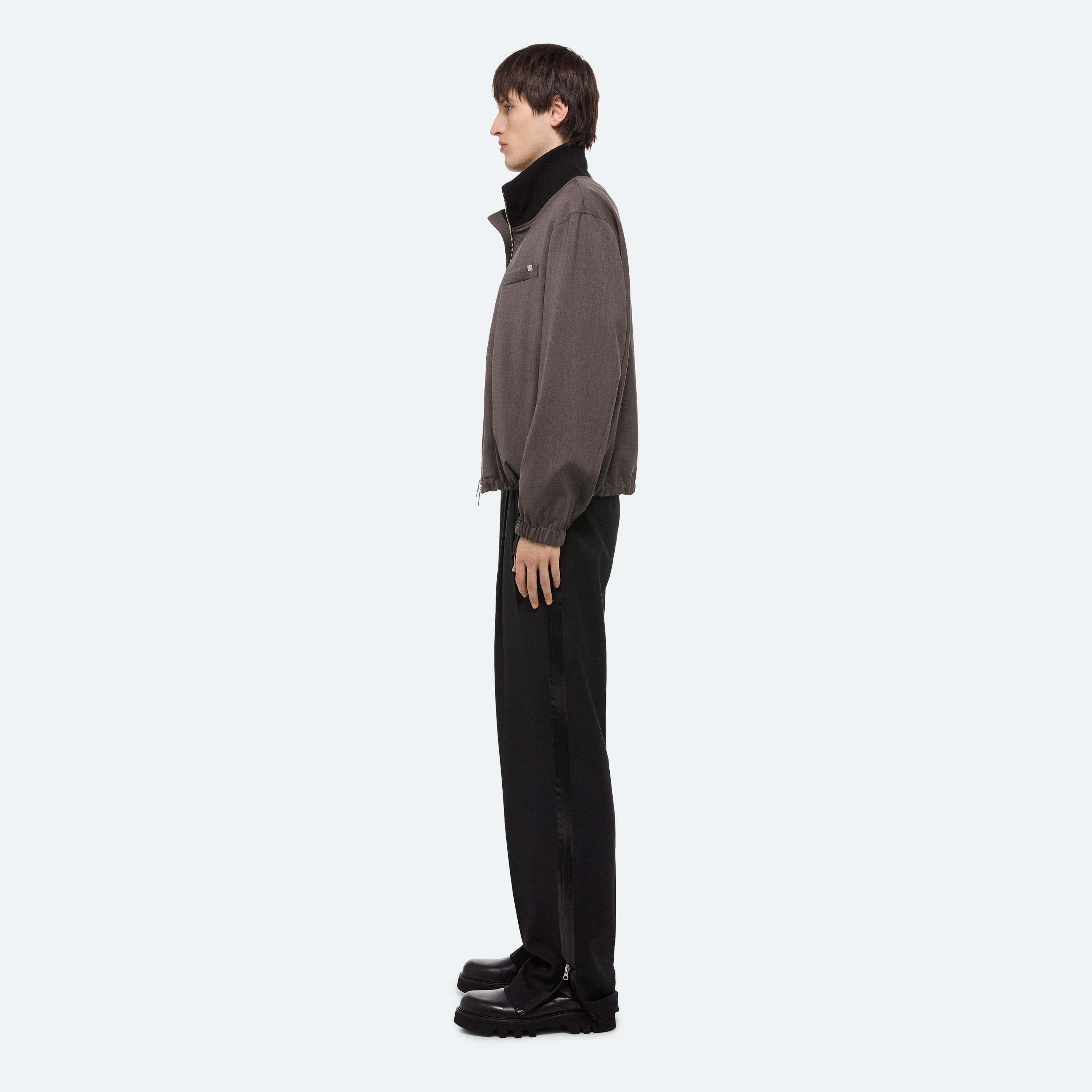 RELAXED WOOL BOMBER - 4