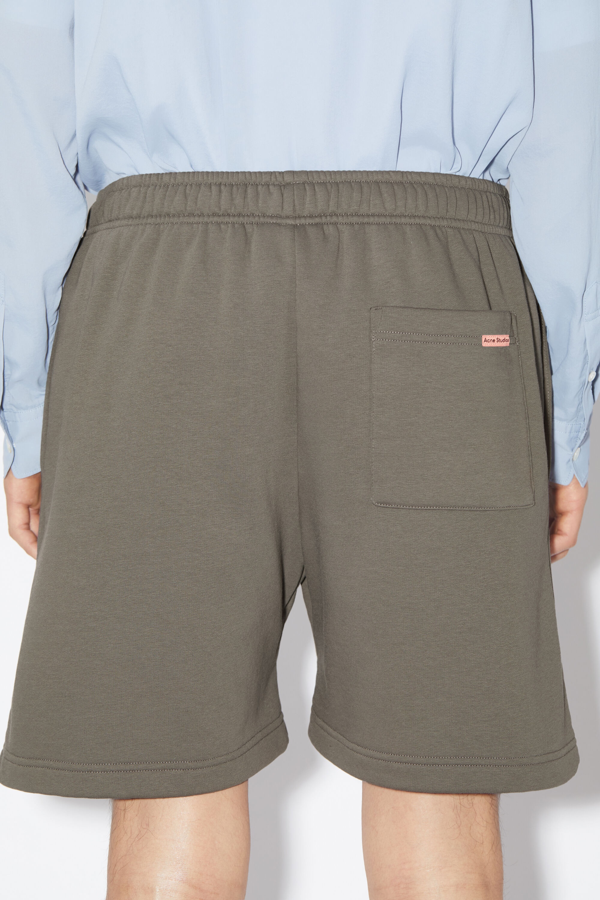 Cotton shorts - Mud grey - 5