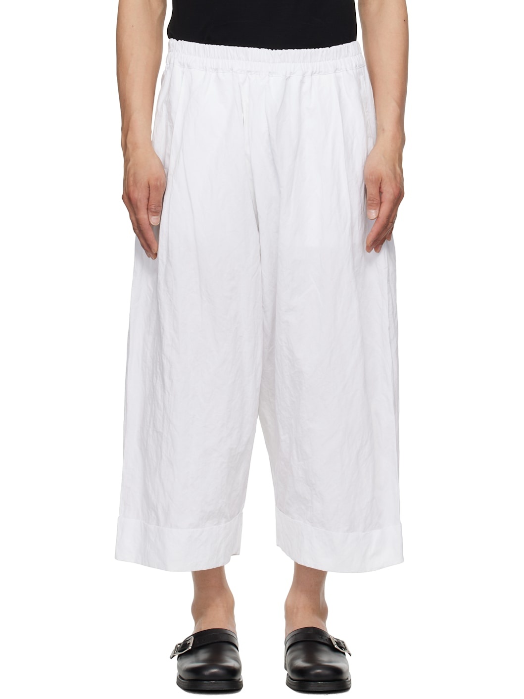 White 'The Baker' Trousers - 1