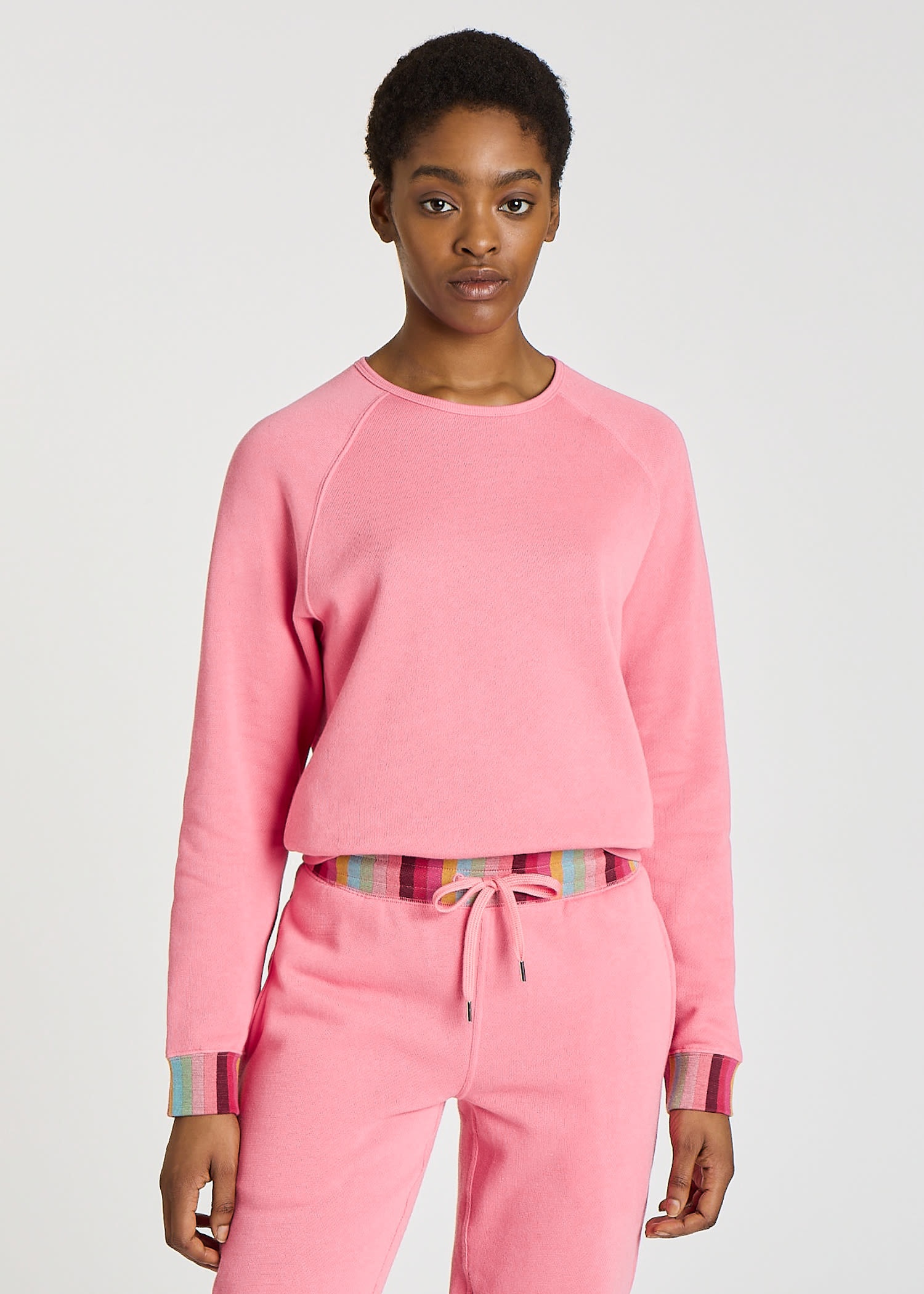 Lounge Sweatshirt With 'Swirl Stripe' Cuffs - 4