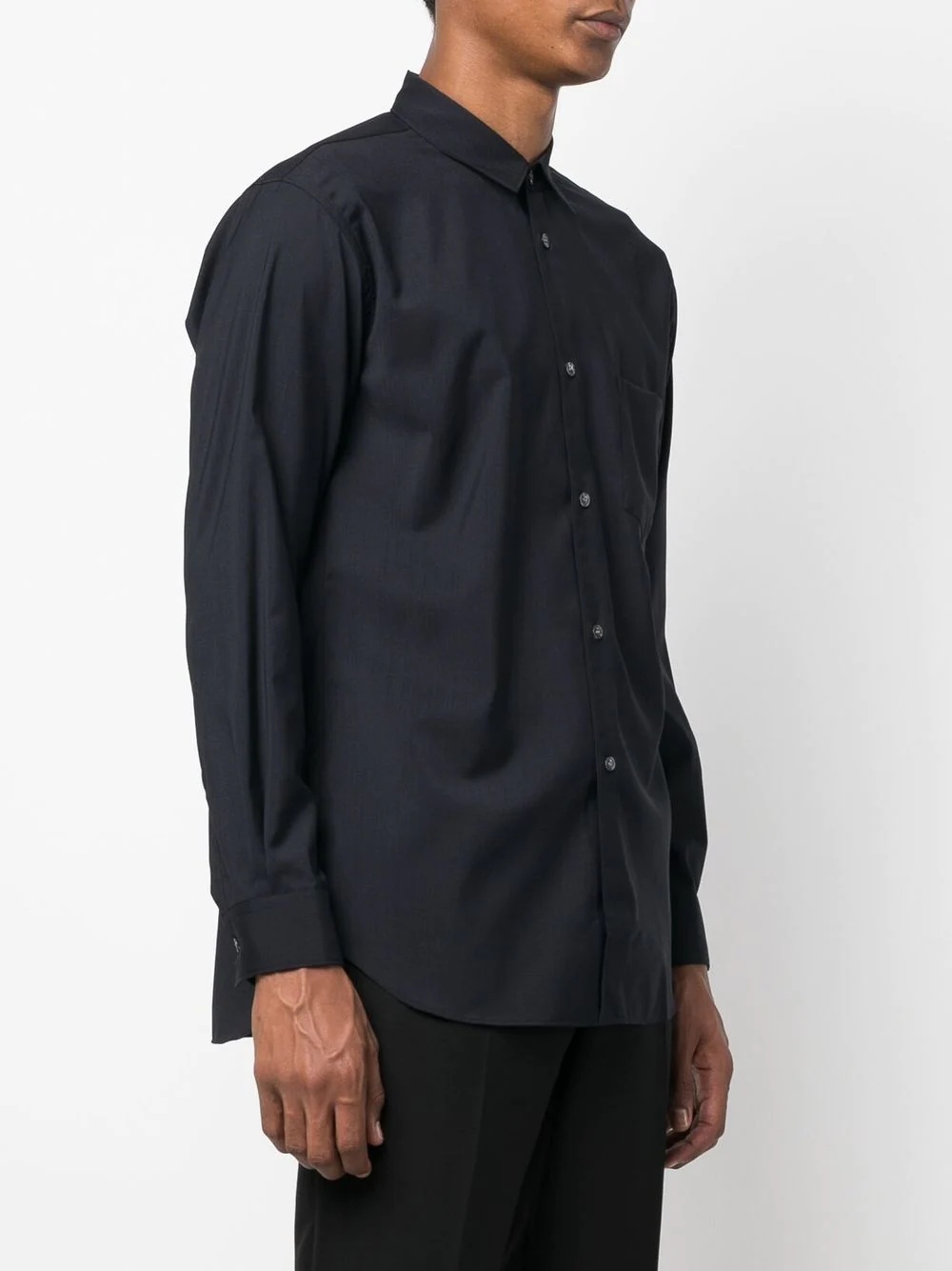 button-down fitted shirt - 3