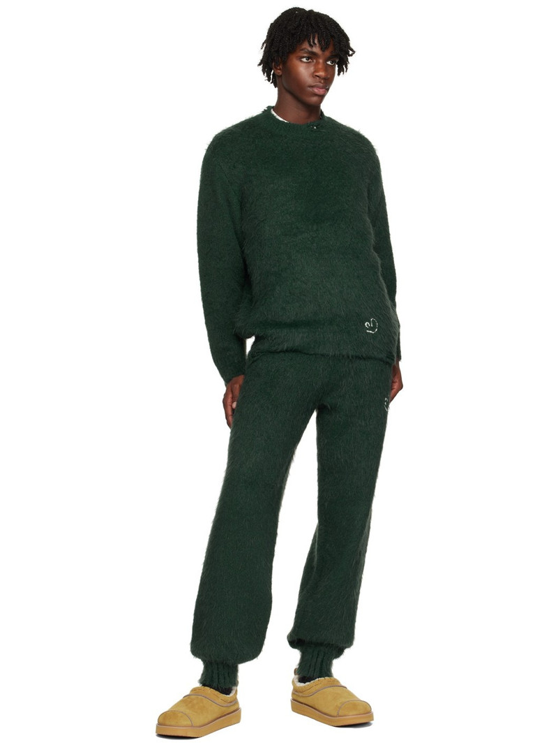 ADER error Green Embroidered Sweatpants outlook