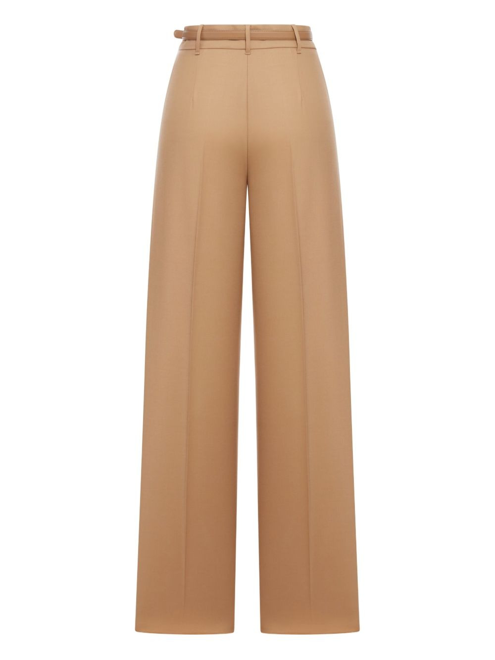 belted wool trousers - 2