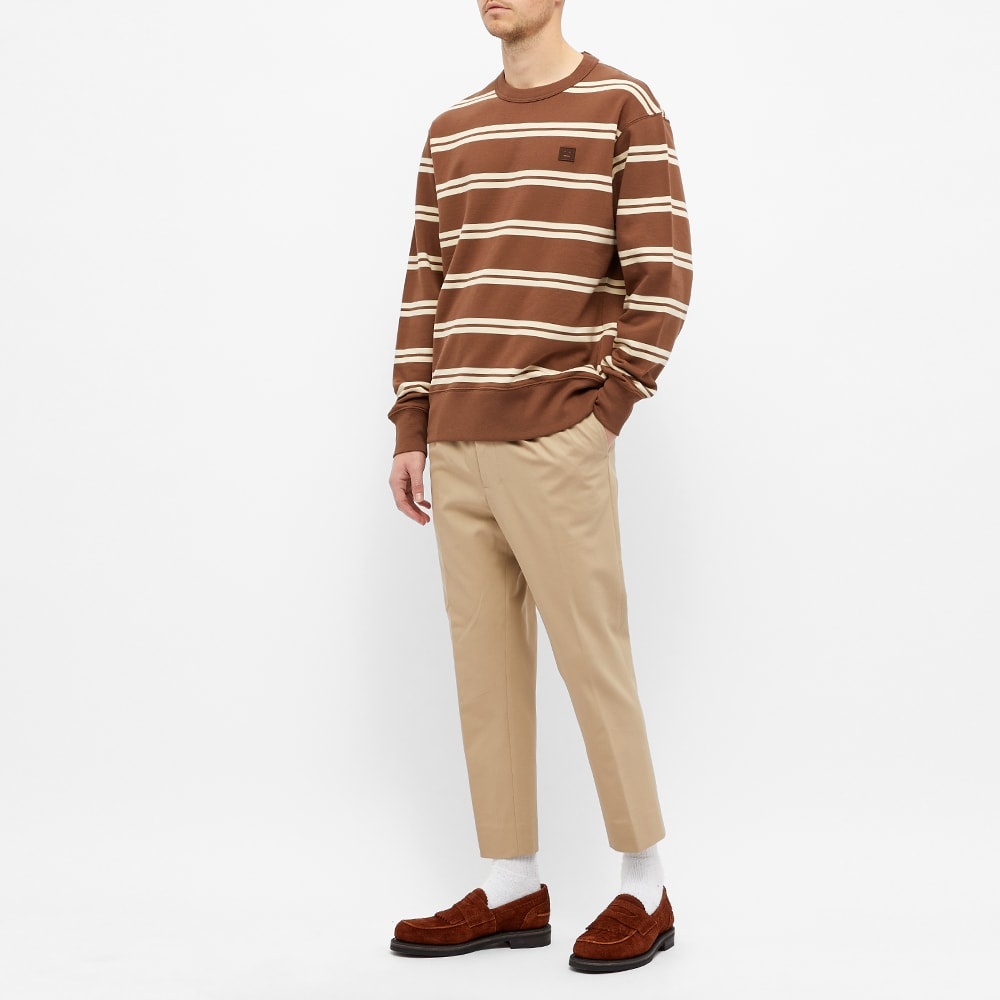 Acne Studios Fairview Stripe Face Crew Sweat - 6