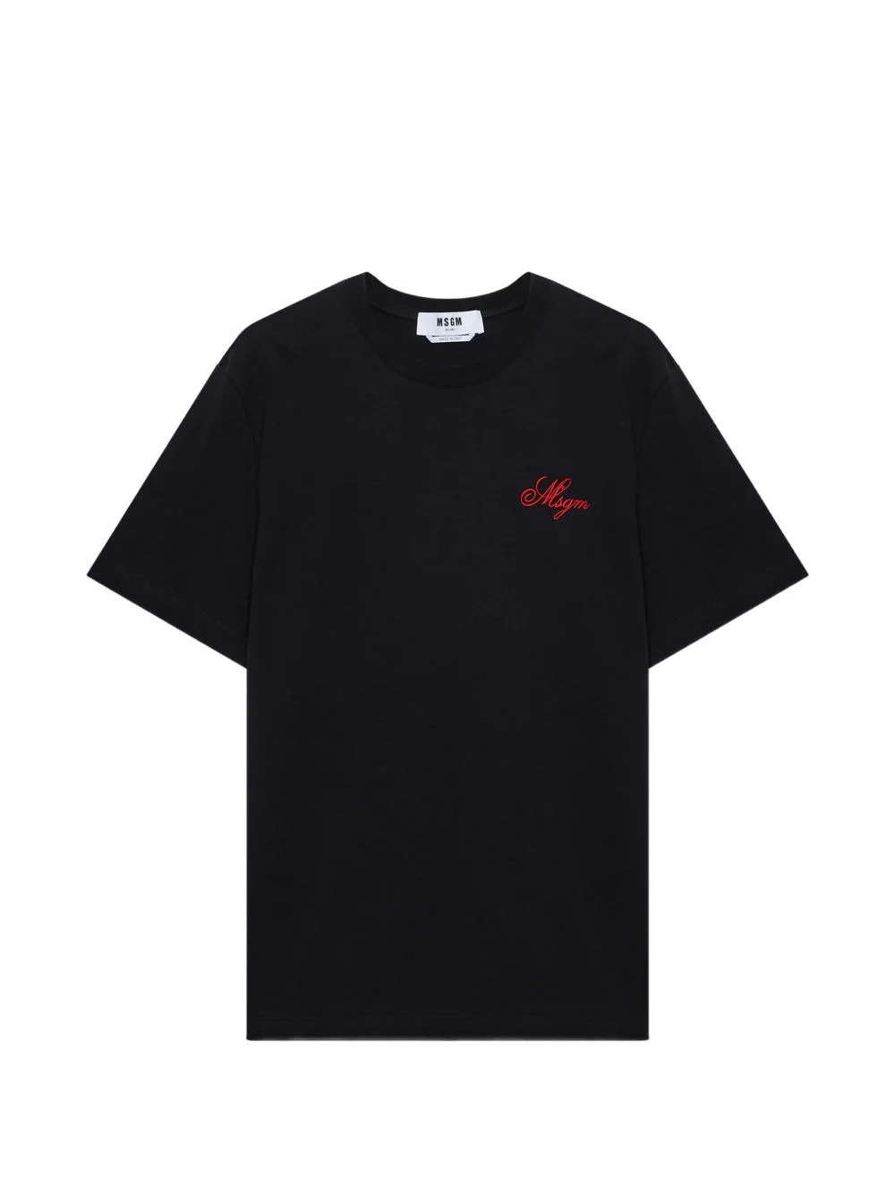 detail-embroidery T-shirt - 1