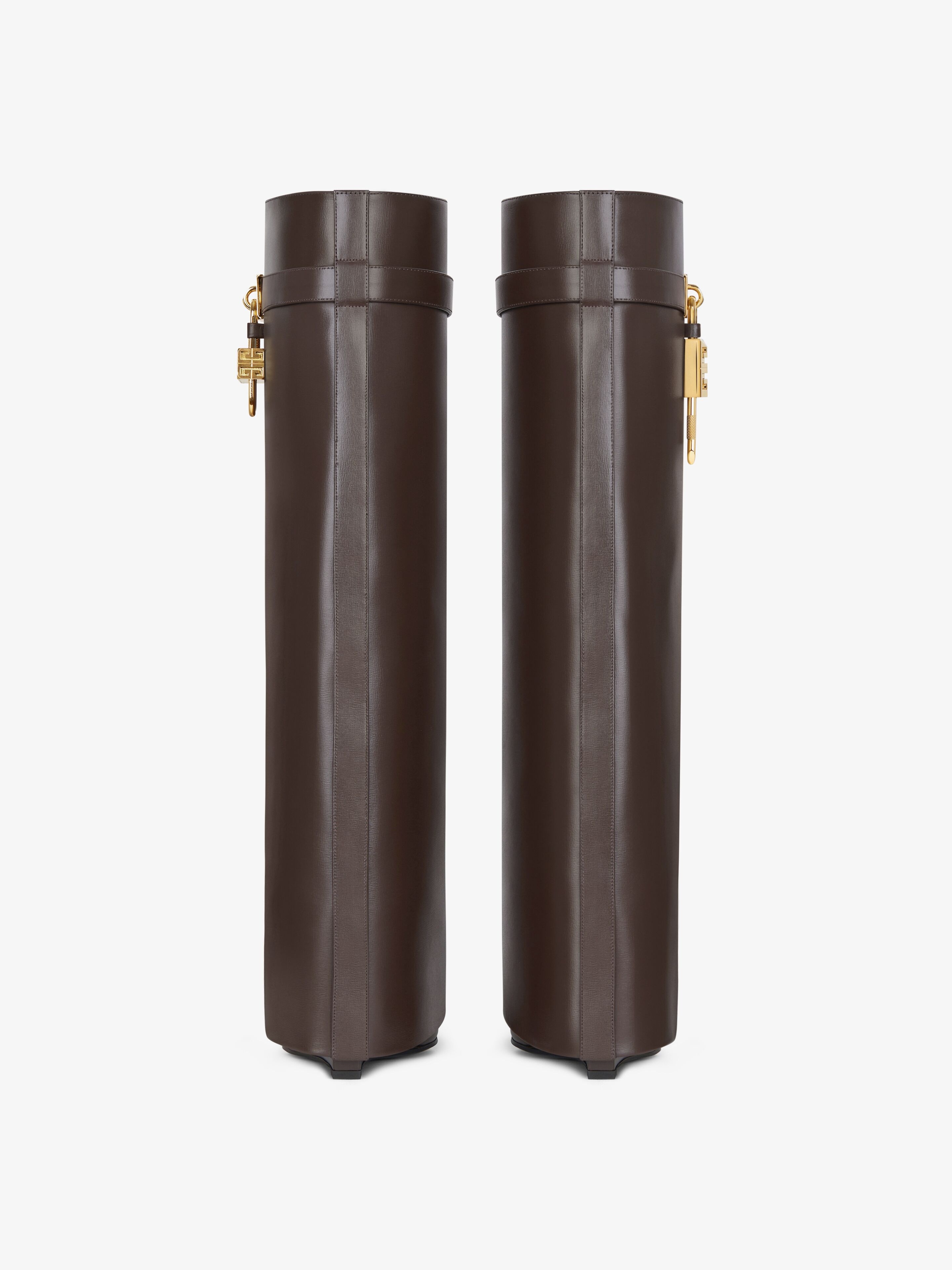 Givenchy SHARK LOCK BOOTS IN LEATHER | REVERSIBLE