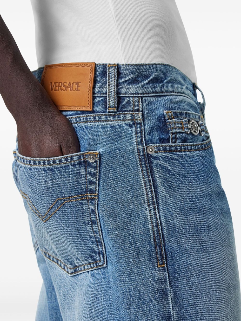 Medusa Head jeans - 5