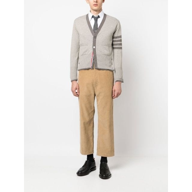 Thom Browne Corduroy Single Welt Pocket Straight Trouser