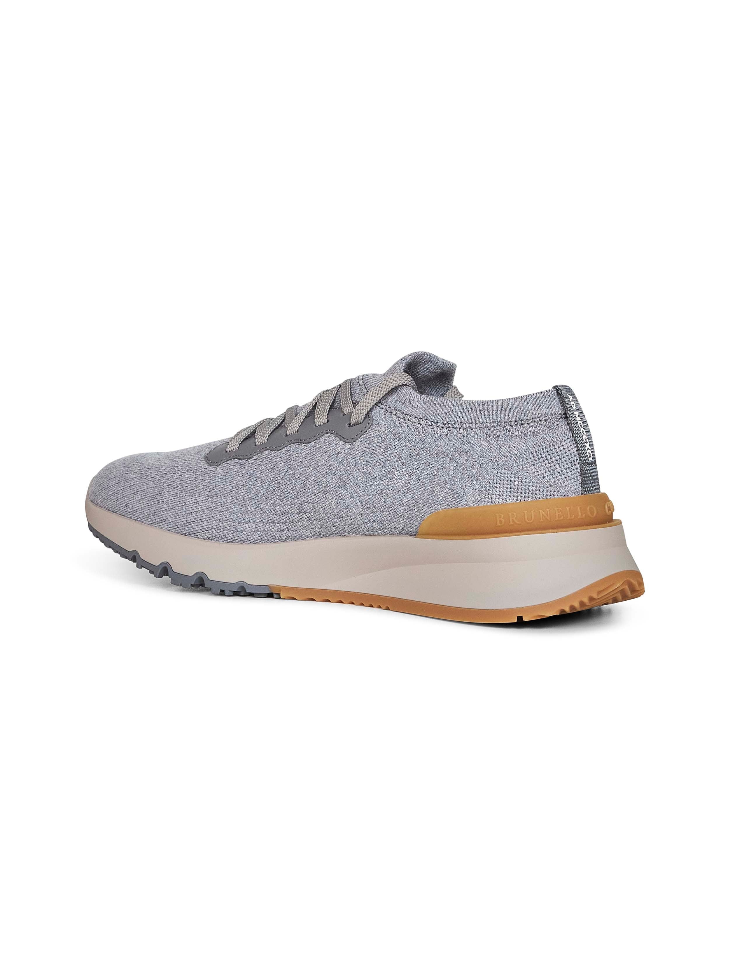 Grey wool knit Runners - 3
