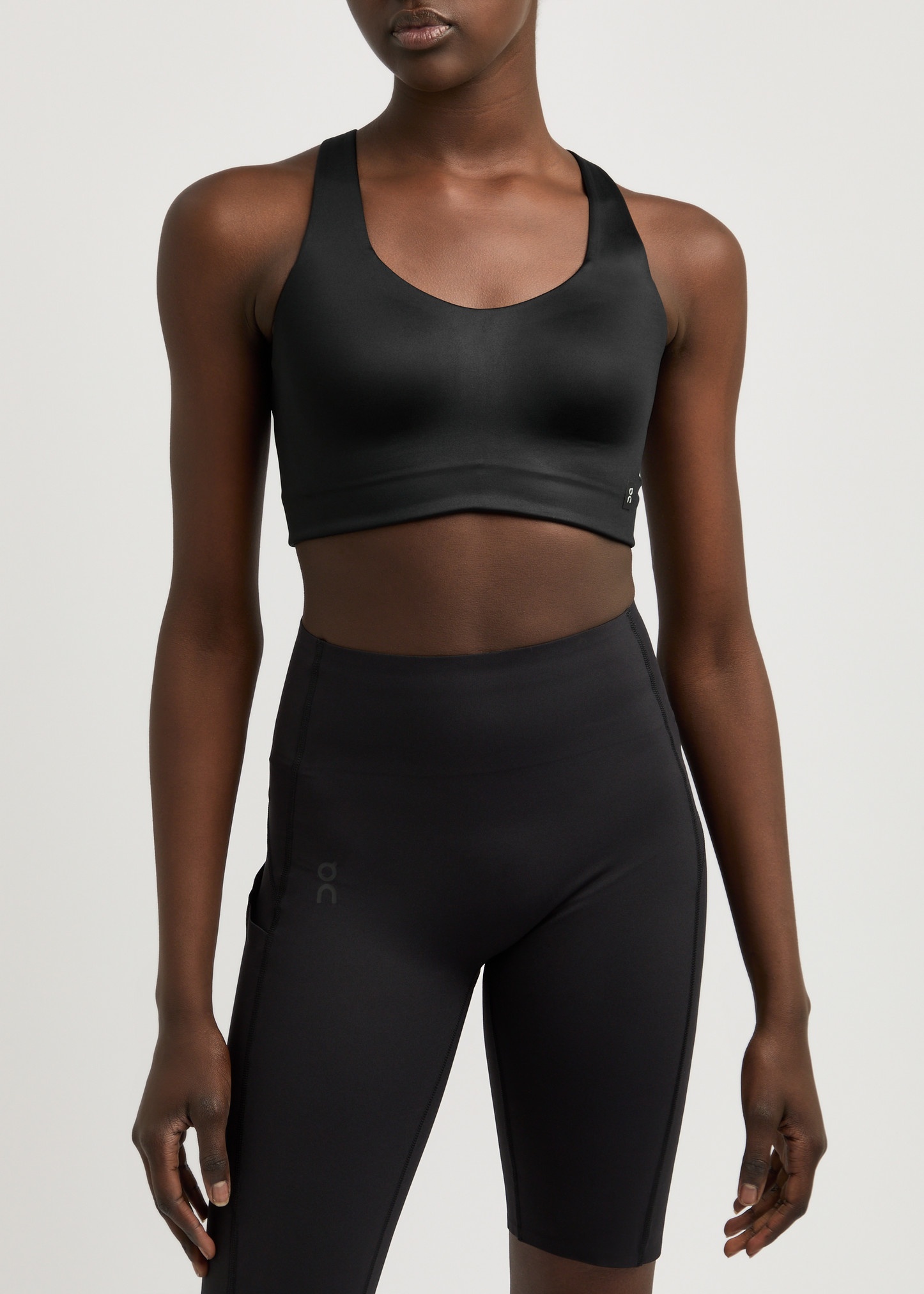 Active padded stretch-jersey bra top - 2