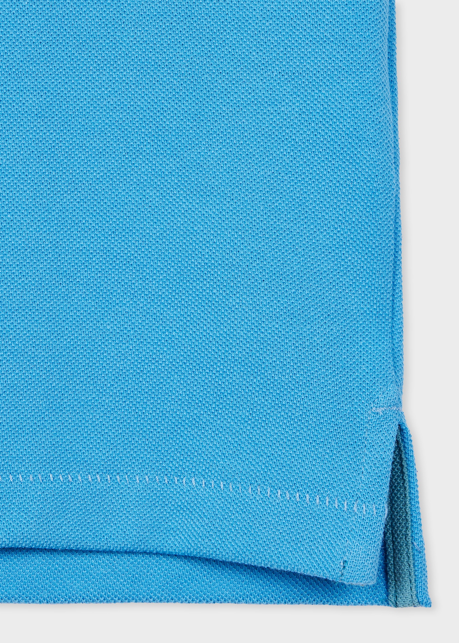 Sea Blue Organic Cotton Zebra Polo Shirt - 2