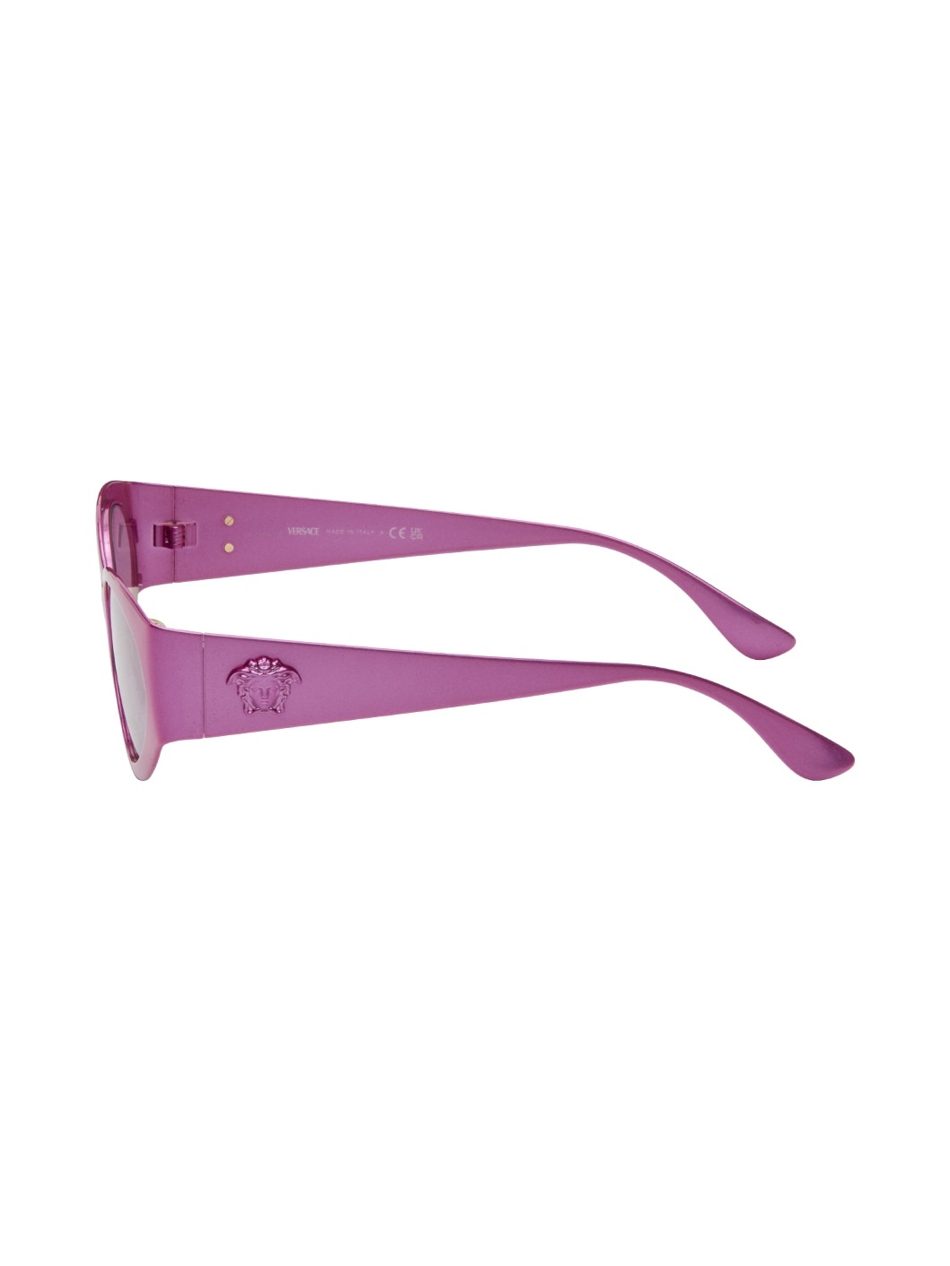 Pink 'La Medusa Oval' Sunglasses - 3