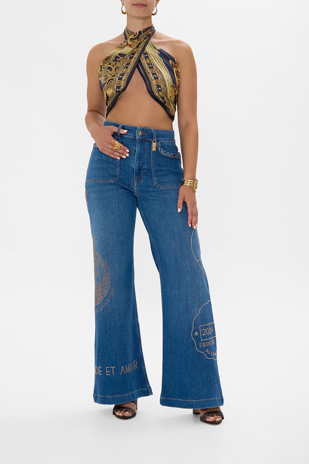 JENNA SOUL SEEKER HIGH WAISTED FLARE - 8
