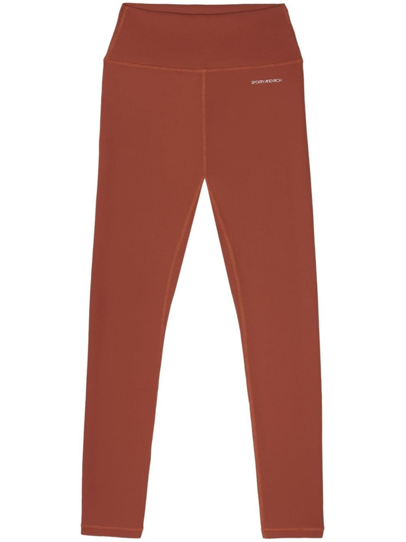 logo-print high-waisted leggings 1