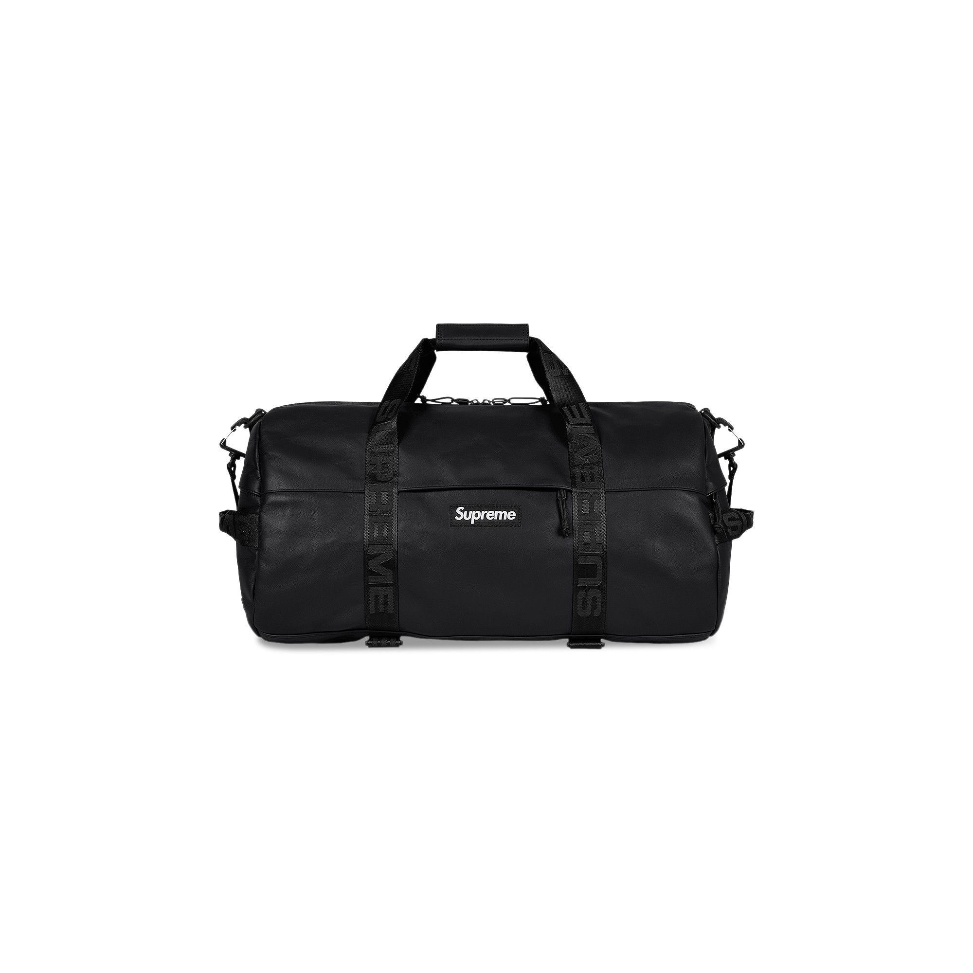 Supreme duffle bag leather deals