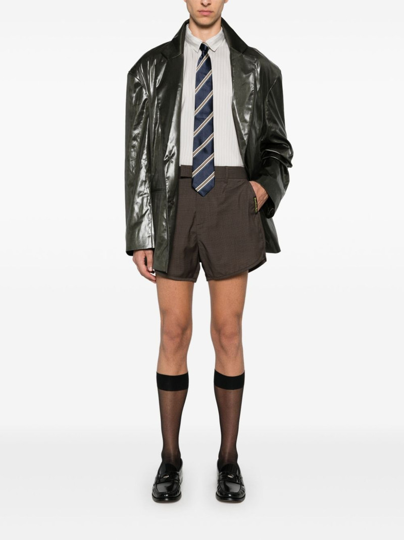 Martine Rose houndstooth tailored shorts outlook