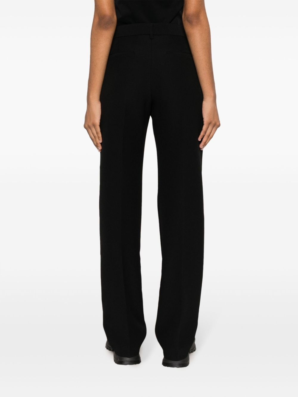 tailored straight-leg trousers - 4