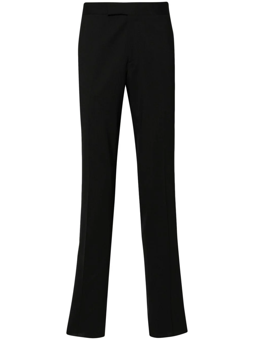 twill tapered-leg tailored trousers - 1