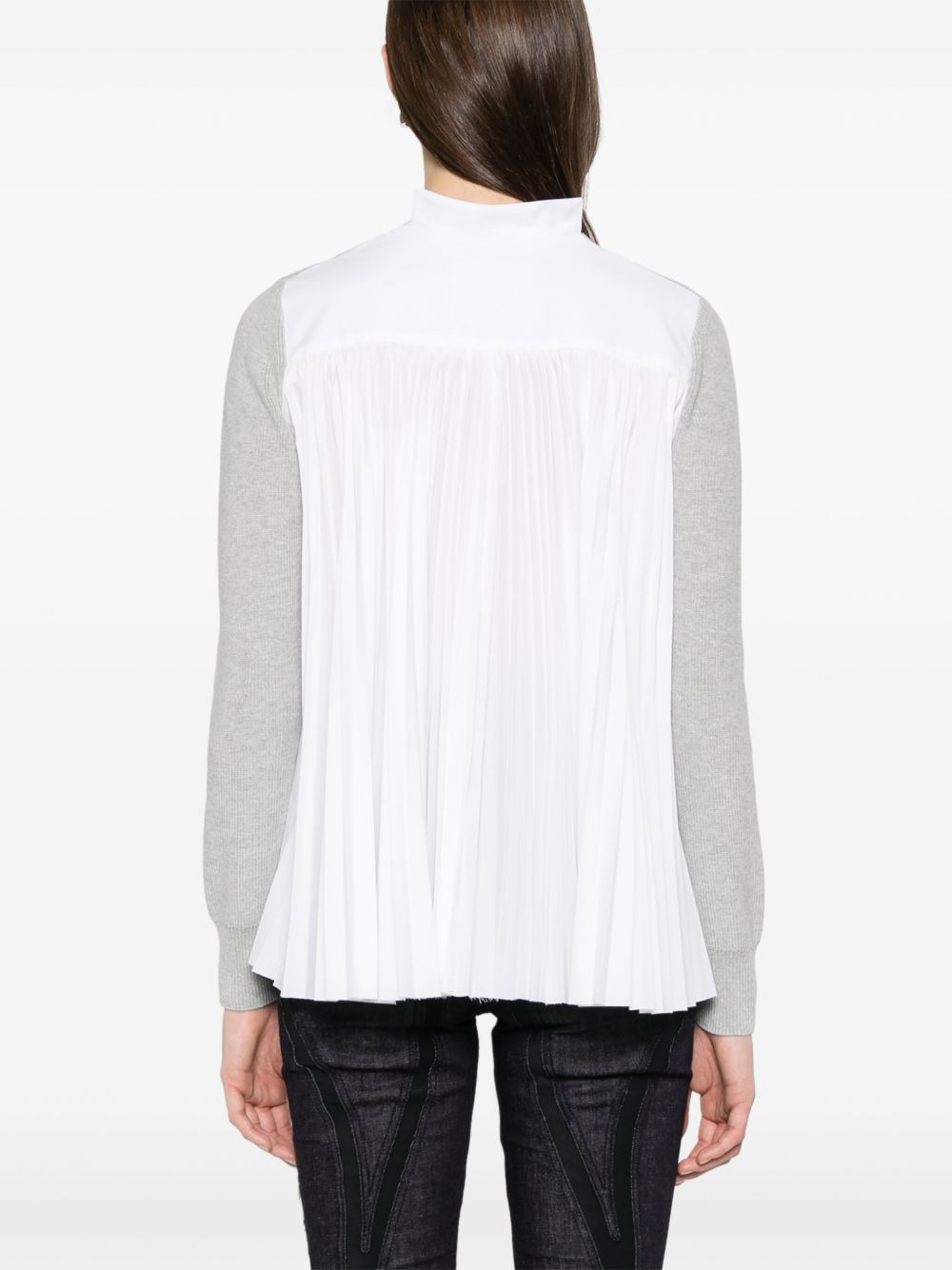 Sacai Women V-Necked Cardigan - 3