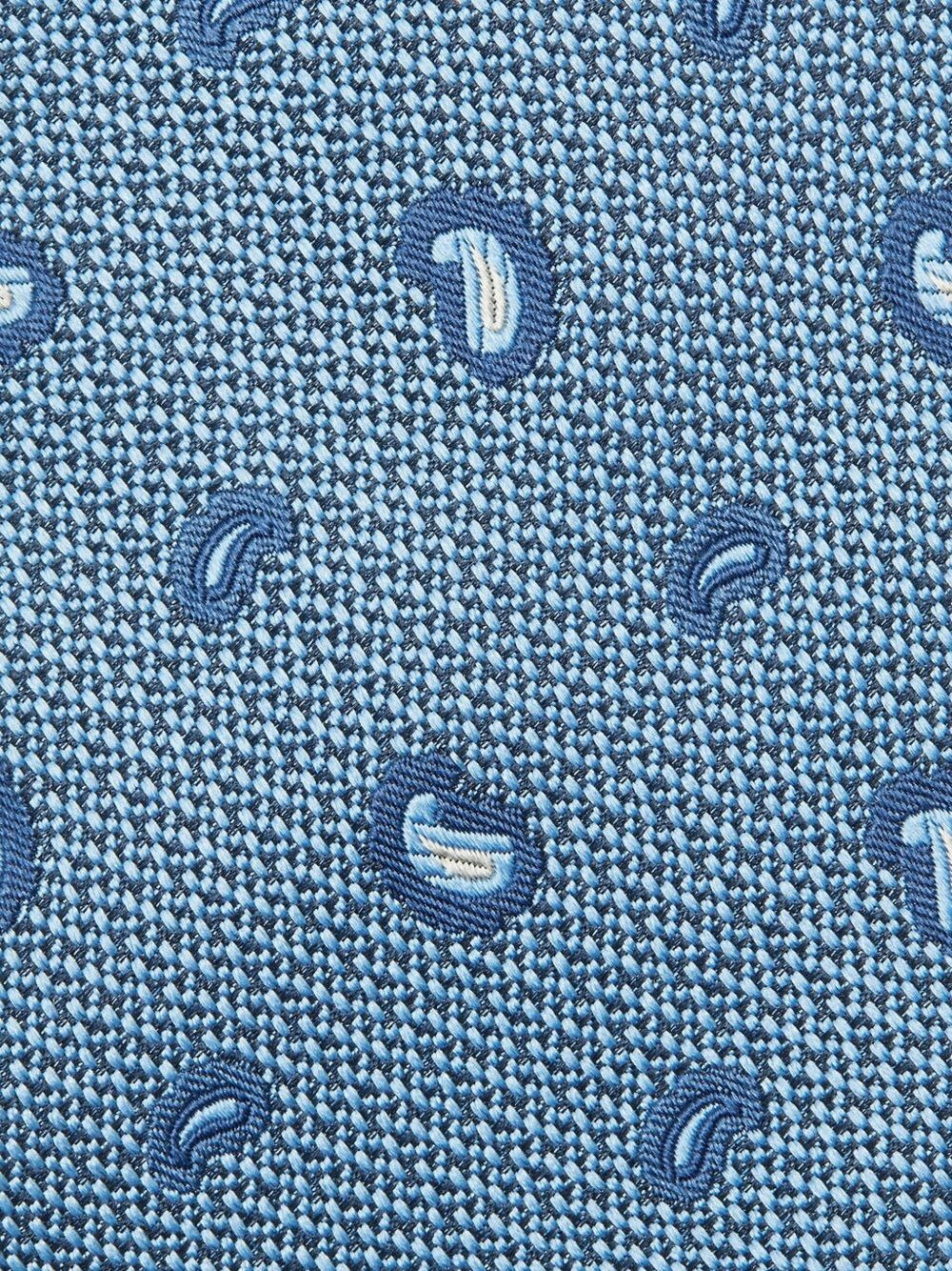 paisley-pattern silk tie - 3