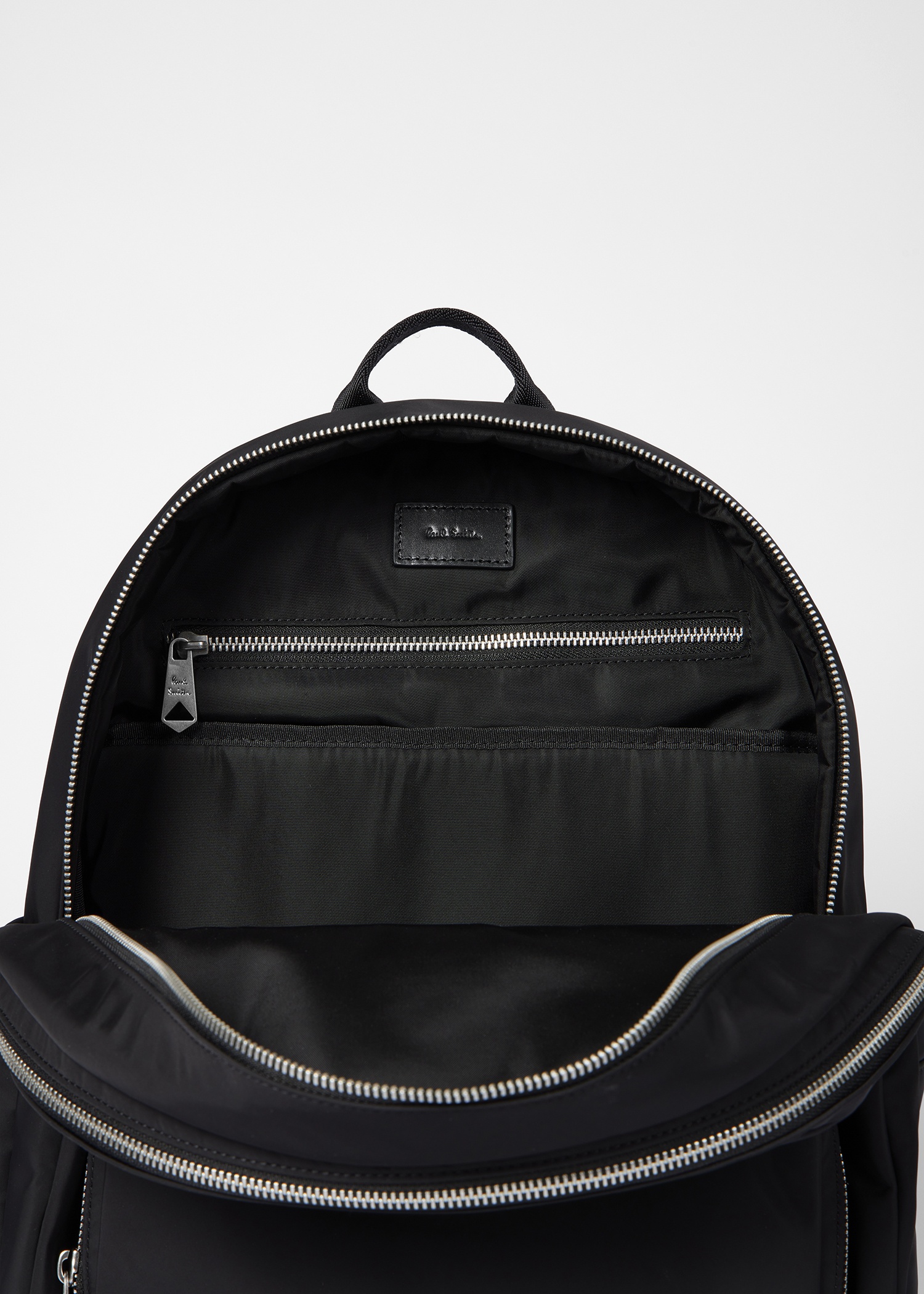 Black 'Zebra' Backpack - 7