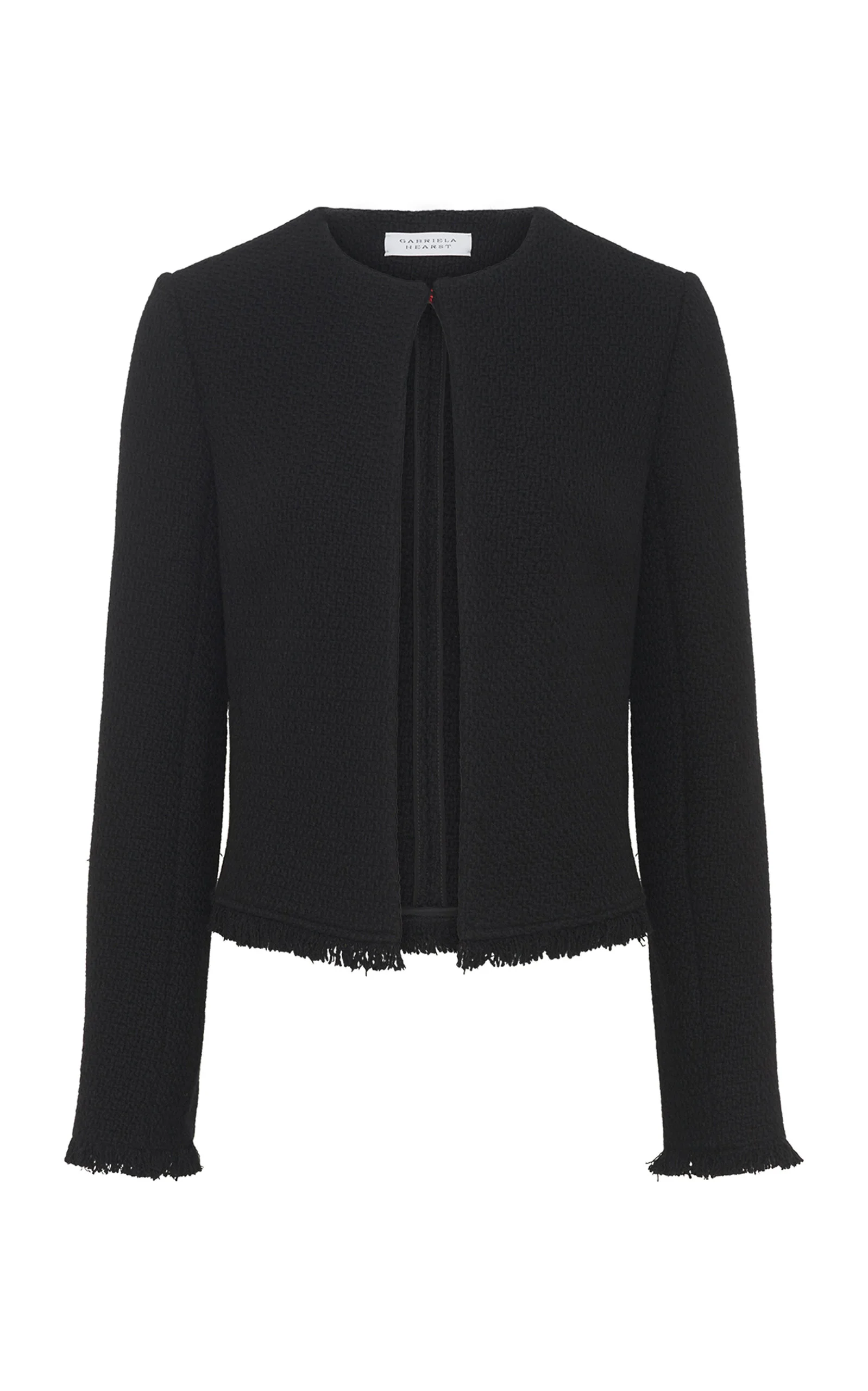 Normand Wool-Cashmere Cropped Jacket black - 1