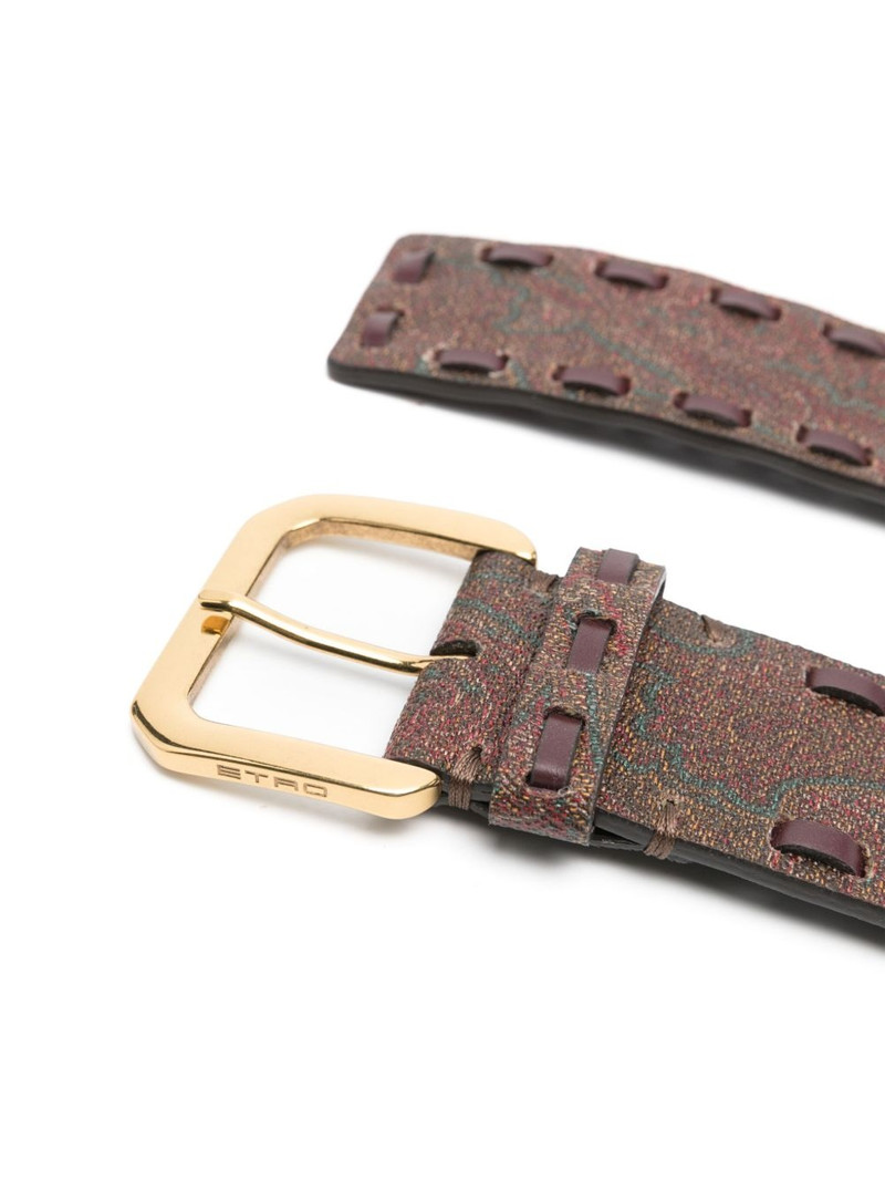 Etro paisley-jacquard belt outlook