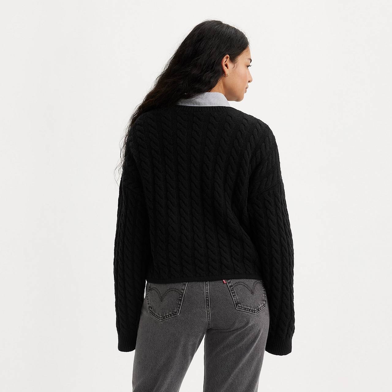 RAE CABLE KNIT SWEATER - 3