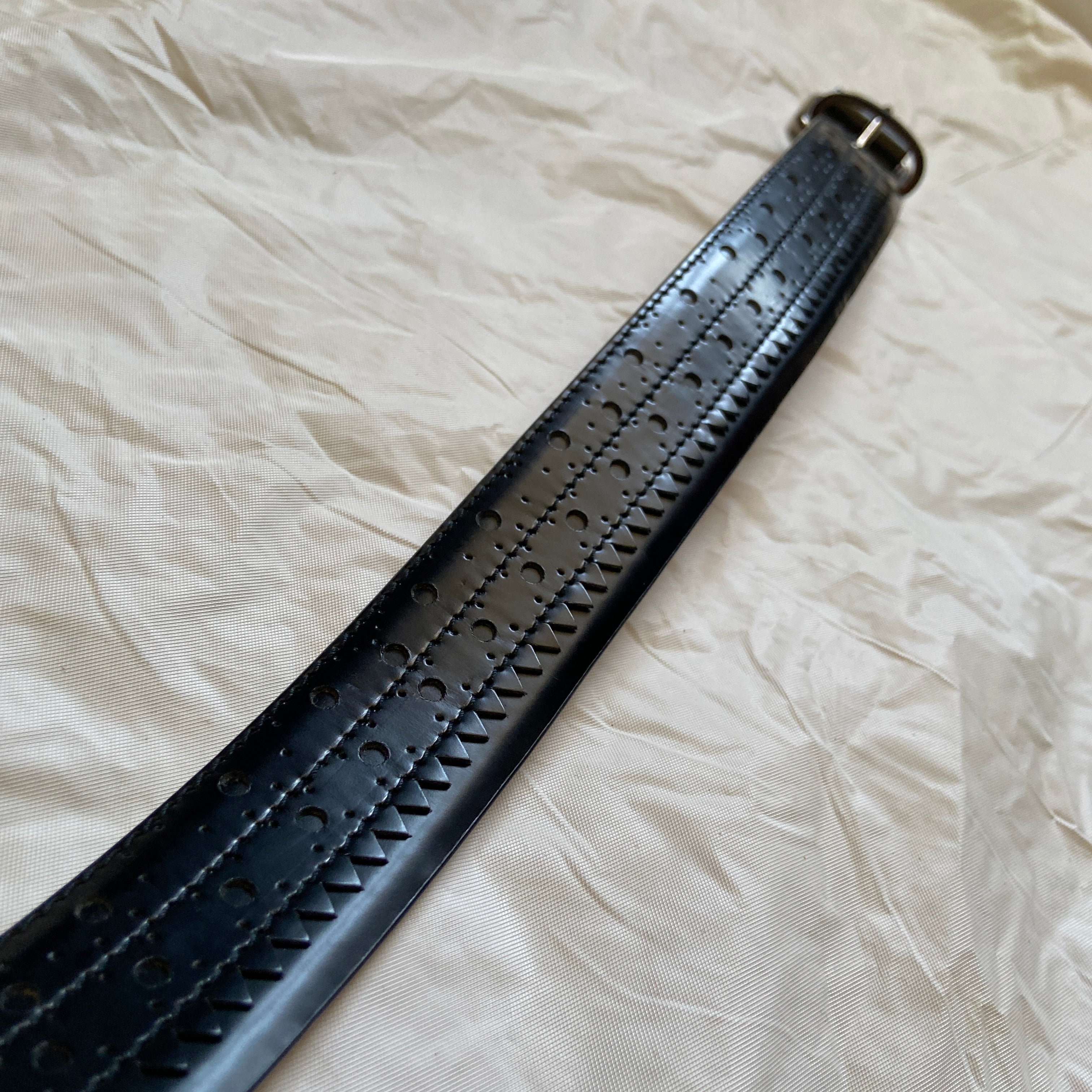 Jean Paul Gaultier spike leather belt - 4