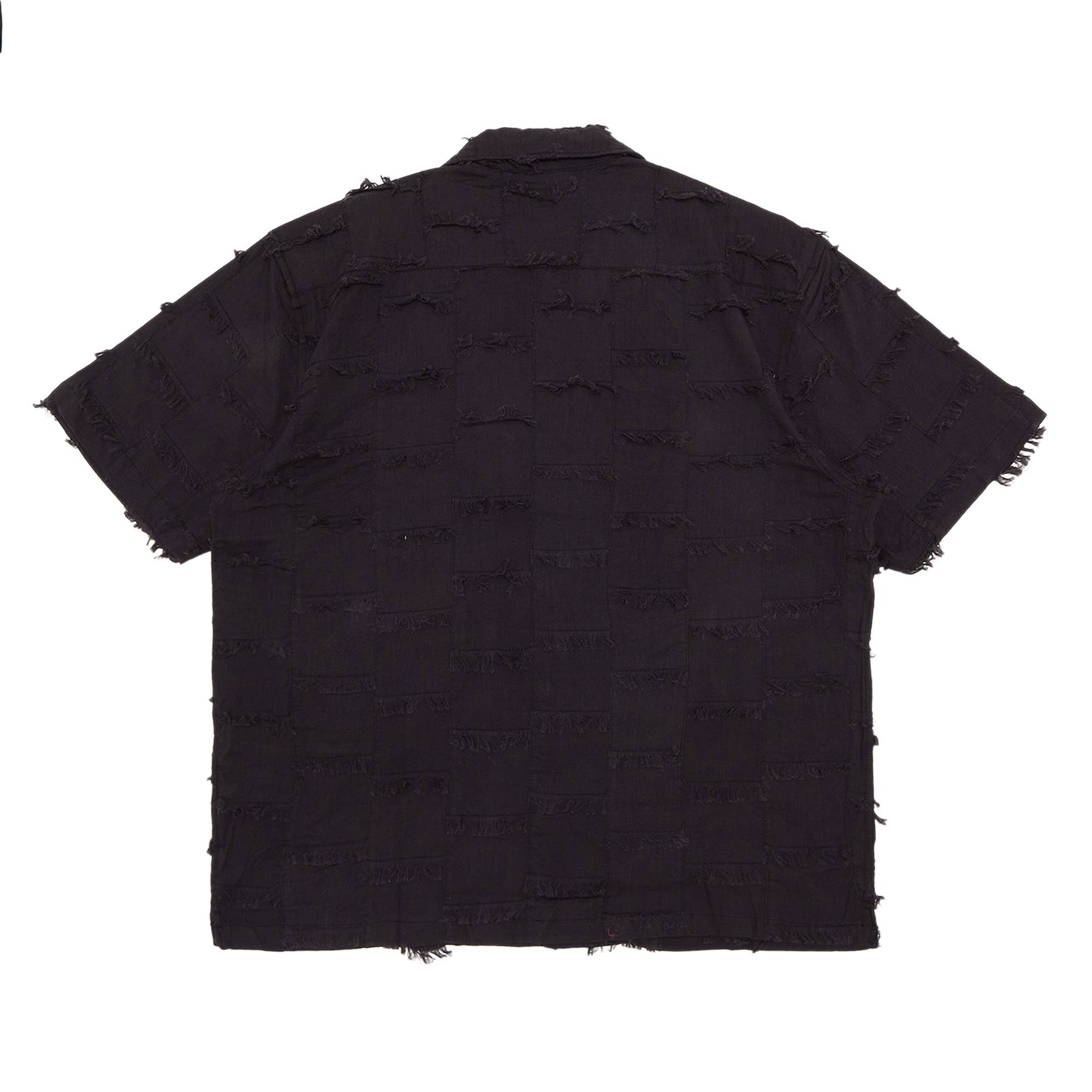 Supreme Patchwork Short-Sleeve Shirt 'Black' - 2