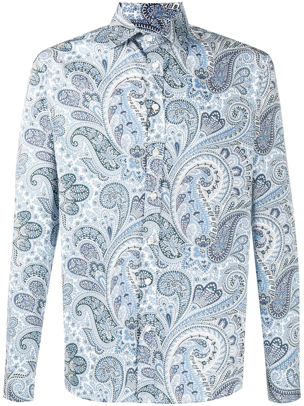 paisley print shirt - 1