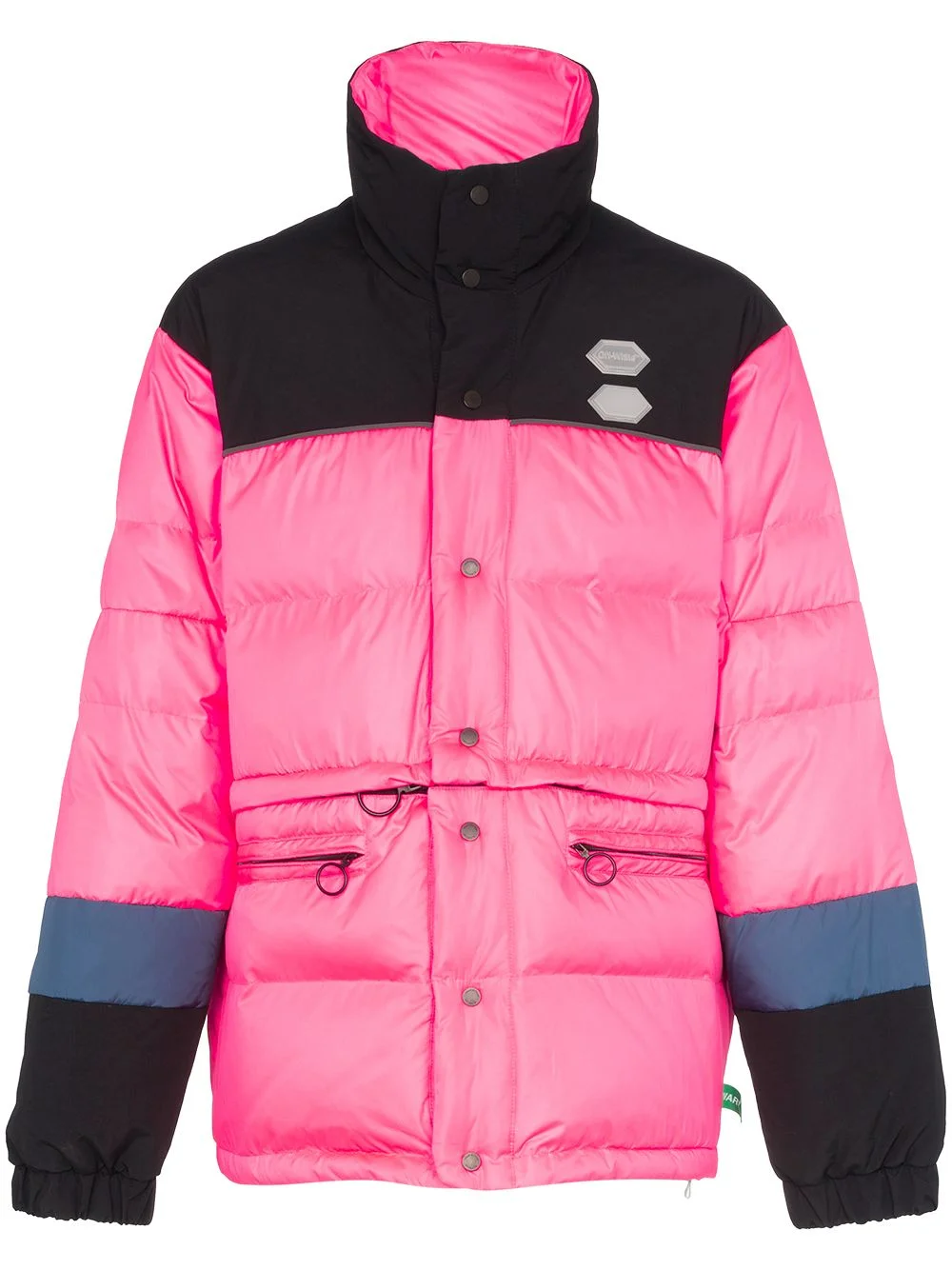 detachable padded down jacket - 1